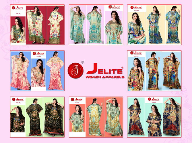 Jelite Kaftan E Nazakat 2Casual Daily Wear Wholesale Kaftan Catalog
